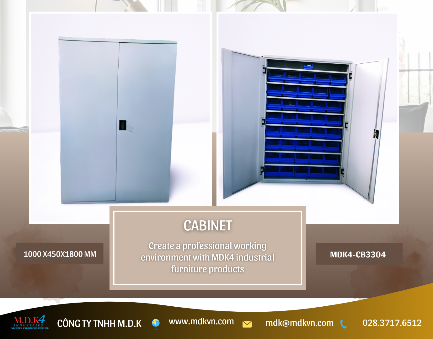 Tủ đựng vật tư/ cabinet MDK4-CB3304
